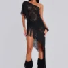 Vivienne Lace Fringe Dress