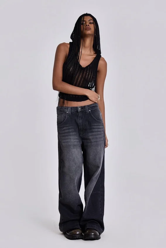 Washed Black Colossus Jeans