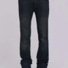 Washed Black Drain Jeans