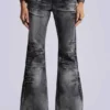 Washed Black Drift Bootcut Jeans