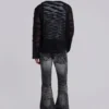 Washed Black Drift Bootcut Jeans