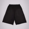 Washed Black Monster Jogger Baggy Shorts