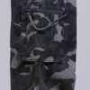 Washed Black Trooper Camo Cargo Pant