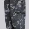 Washed Black Trooper Camo Cargo Pant