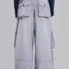 Washed Grey Decoy Cargos