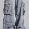 Washed Grey Decoy Cargos