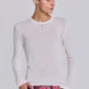 White Mist Long Sleeve Top