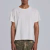 White Moth Cropped T-Shirt
