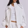 White Vapor Tracksuit Top