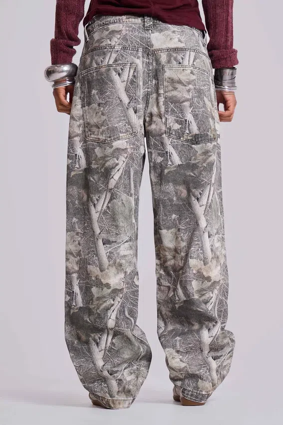 Woodland Camo Colossus Baggy Jeans