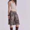 Woodland Camo Monster Jogger Shorts
