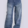 Zae Panelled Low Rise Baggy Jeans
