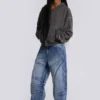 Zae Panelled Low Rise Baggy Jeans