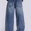 Zae Panelled Low Rise Baggy Jeans