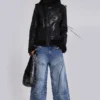 Zae Panelled Low Rise Baggy Jeans