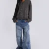 Zae Panelled Low Rise Baggy Jeans